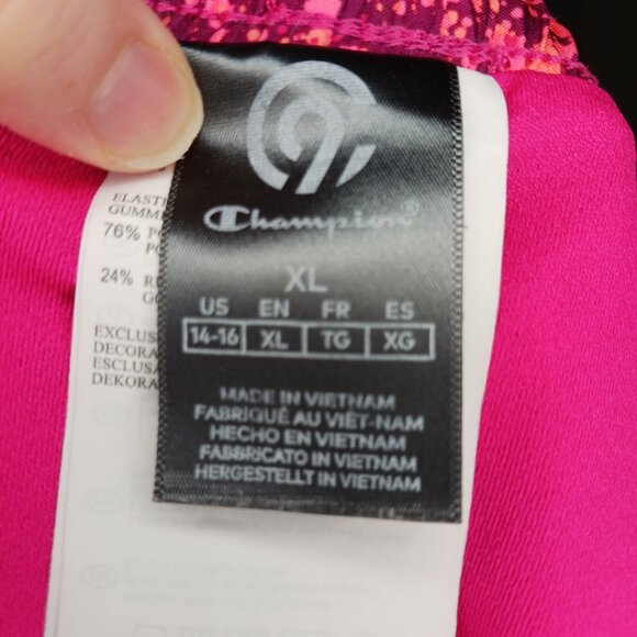 3 for $6 - Champion Pink/Red Shorts with liner Girls Size XL - Picture 3 of 3
